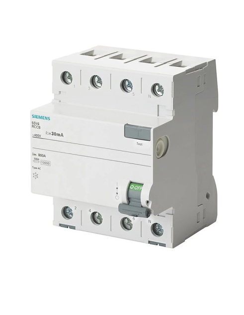 Siemens 4*63 Kaçak Akım Koruma Rölesi 30 Ma